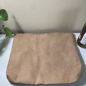 Free People | Tan Large Clutch